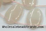 CPI17 15.5 inches 20*30mm top-drilled oval pink aventurine jade beads