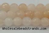 CPI210 15.5 inches 4mm faceted round pink aventurine jade beads