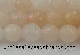 CPI211 15.5 inches 6mm faceted round pink aventurine jade beads