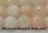 CPI213 15.5 inches 10mm faceted round pink aventurine jade beads