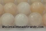 CPI214 15.5 inches 12mm faceted round pink aventurine jade beads