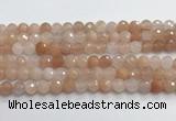 CPI216 15.5 inches 6mm faceted round pink aventurine jade beads wholesale