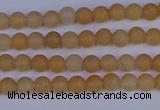 CPI300 15.5 inches 4mm round matte red aventurine beads wholesale