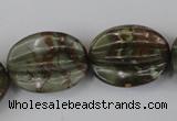 CPJ372 15.5 inches 25*28mm starfruit picasso jasper gemstone beads