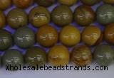 CPJ452 15.5 inches 8mm round wildhorse picture jasper beads