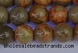 CPJ464 15.5 inches 12mm round African picture jasper beads