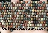 CPJ480 15.5 inches 4mm round polychrome jasper beads wholesale