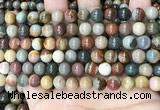 CPJ482 15.5 inches 8mm round polychrome jasper beads wholesale