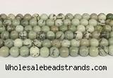 CPJ702 15.5 inches 8mm round greeting pine jasper beads