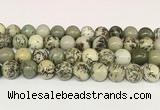 CPJ704 15.5 inches 12mm round greeting pine jasper beads