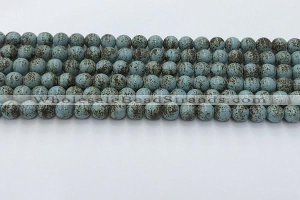 CPL100 15.5 inches 6mm round linden beads wholesale