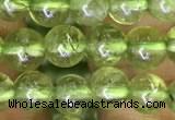 CPO130 15.5 inches 5mm round natural peridot beads wholesale