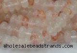 CPQ14 15.5 inches 5*8mm rondelle natural pink quartz beads