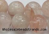 CPQ15 15.5 inches 20mm round natural pink quartz beads wholesale