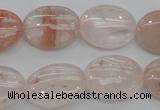 CPQ241 15.5 inches 15*20mm oval natural pink quartz beads