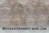 CPQ251 15.5 inches 6mm round natural pink quartz beads wholesale