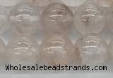 CPQ252 15.5 inches 8mm round natural pink quartz beads wholesale