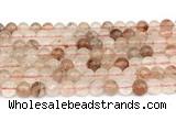 CPQ341 15.5 inches 6mm round pink quartz gemstone beads