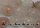 CPQ74 15.5 inches 15*20mm faceted rice natural pink quartz beads