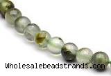 CPR01 AB grade 6mm round natural prehnite stone beads Wholesale