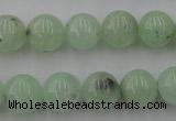 CPR104 15.5 inches 12mm round natural prehnite beads wholesale