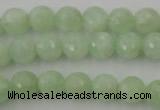 CPR113 15.5 inches 10mm faceted round natural prehnite beads wholesale