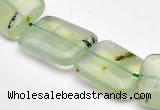 CPR15 A grade 15*20mm rectangle natural Prehnite gemstone beads