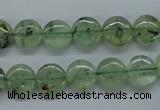 CPR212 15.5 inches 12mm flat round natural prehnite beads wholesale