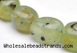 CPR23 A grade 12*18mm pebble shape natural Prehnite stone beads