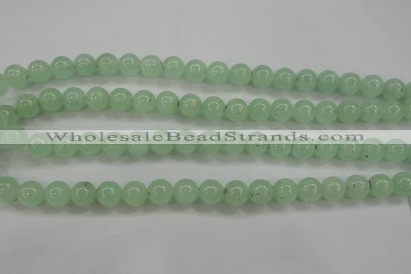 CPR302 15.5 inches 8mm round natural prehnite beads wholesale