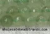 CPR415 15.5 inches 6mm faceted round natural prehnite beads