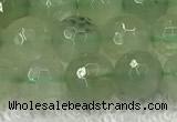 CPR416 15.5 inches 8mm faceted round natural prehnite beads