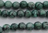 CPT301 15.5 inches 6mm round green picture jasper beads wholesale