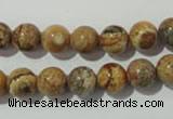 CPT452 15.5 inches 8mm round picture jasper beads wholesale