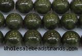 CPY754 15.5 inches 12mm round pyrite gemstone beads wholesale