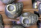 CPY825 15.5 inches 12*14*14mm skull pyrite gemstone beads