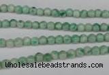 CQJ201 15.5 inches 4mm round Qinghai jade beads wholesale