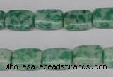 CQJ223 15.5 inches 10*14mm rectangle Qinghai jade beads wholesale