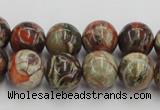 CRA152 15.5 inches 12mm round rainforest agate beads wholesale