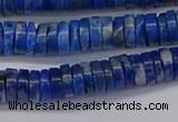 CRB1027 15.5 inches 2*6mm heishi lapis lazuli beads wholesale