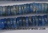 CRB1028 15.5 inches 2*7mm heishi lapis lazuli beads wholesale