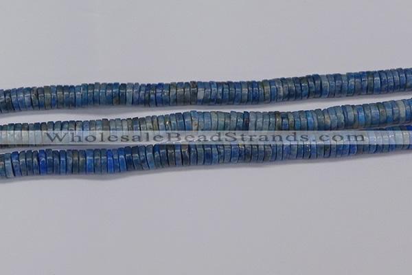 CRB1028 15.5 inches 2*7mm heishi lapis lazuli beads wholesale