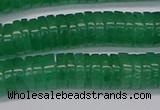 CRB1032 15.5 inches 2*6mm heishi green aventurine beads wholesale