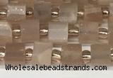 CRB1057 15.5 inches 4*6mm - 5*6mm faceted tyre moonstone beads