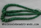 CRB1107 15.5 inches 5*8mm - 9*18mm rondelle green aventurine beads