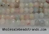 CRB1201 15.5 inches 3*4mm faceted rondelle morganite beads