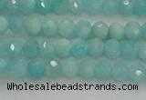 CRB1216 15.5 inches 4*6mm faceted rondelle amazonite beads