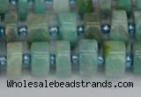 CRB1232 15.5 inches 6*10mm tyre amazonite gemstone beads