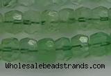 CRB1459 15.5 inches 5*8mm faceted rondelle green fluorite beads