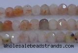 CRB1869 15.5 inches 2*3mm faceted rondelle sunstone beads